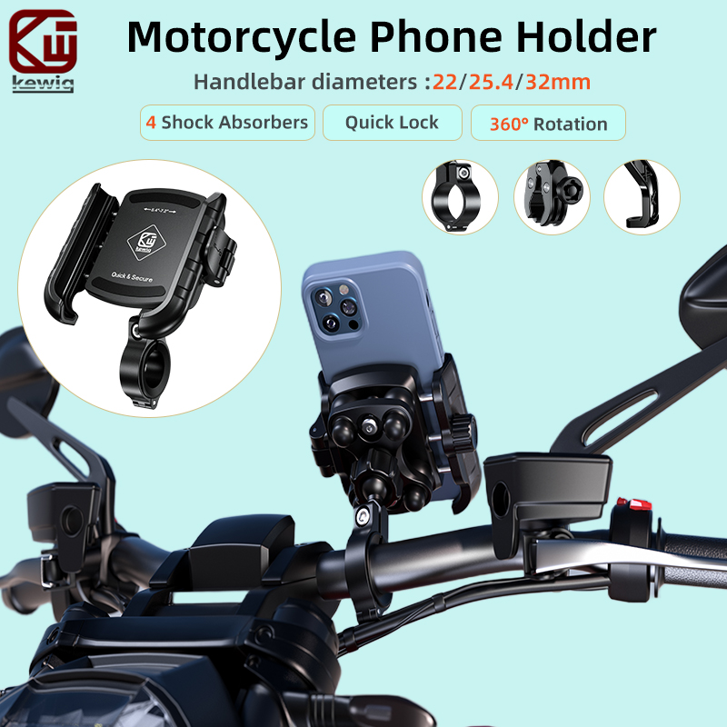 Commuter Bike Lock - Uchwyt na telefon motocyklowy Kewig M8SP