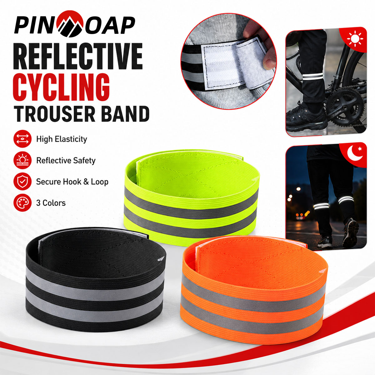 PINMOAP 1/2 SZT. Pasek na nogę – Cycling Commute Pants recenzja i cena
